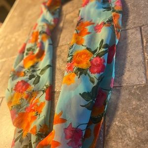 Floral Silk Scarf